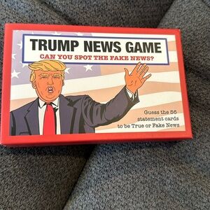 Trump News Game. New card game. Guess the Fake News.  From the Trump Store